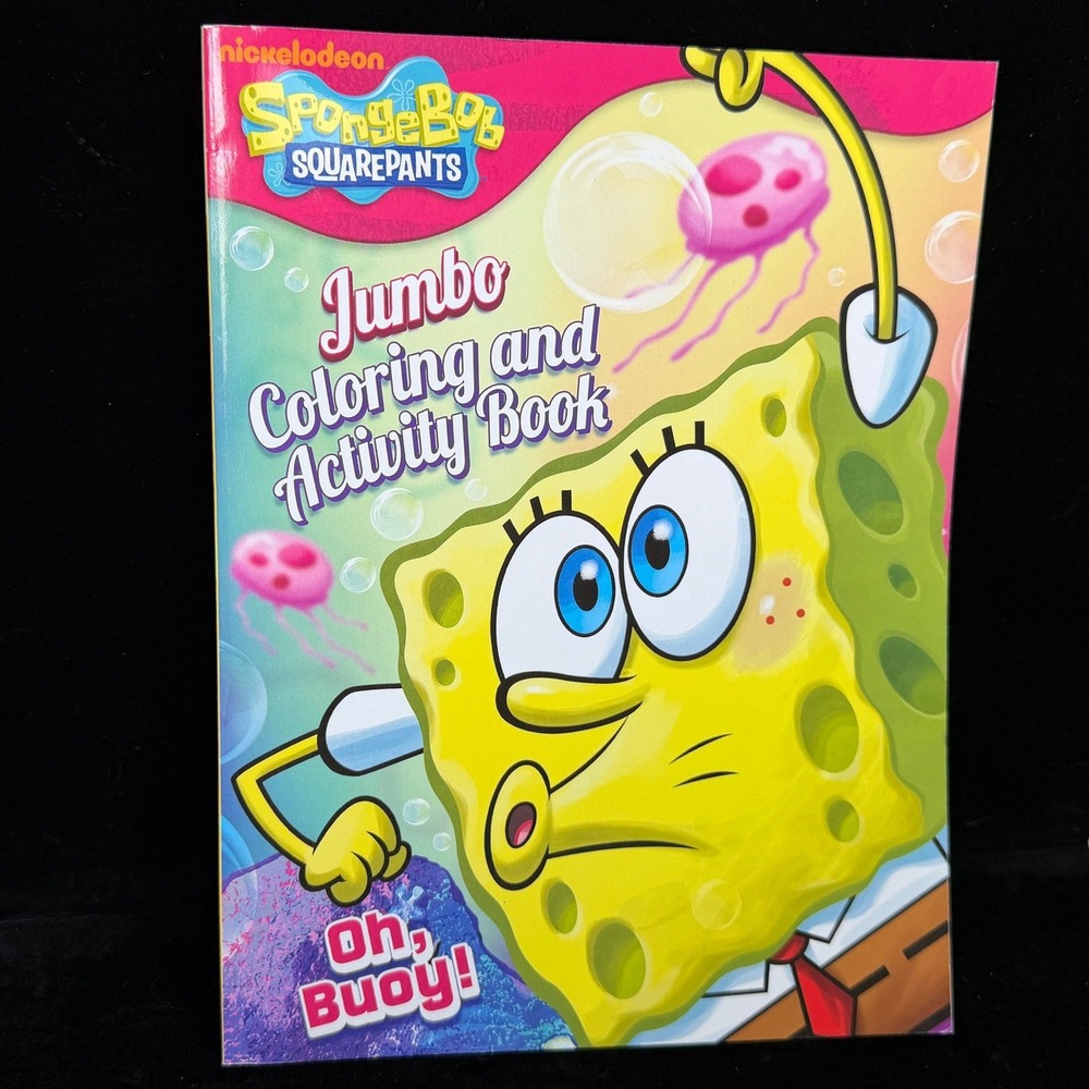 SpongeBob SquarePants Oh Buoy-Jumbo Coloring and Activity Book, 2012 Nickelodeon